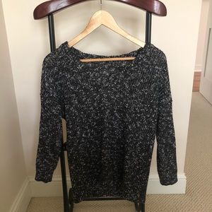 Brandy Melville knit black and white sweater